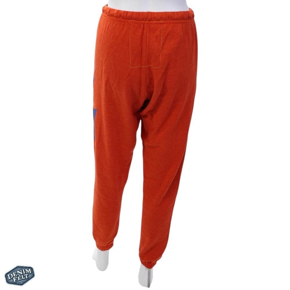 Aviator Nation Women’s BOLT Lounge SWEATPANTS - ORANGE // BLUE - Picture 9 of 15